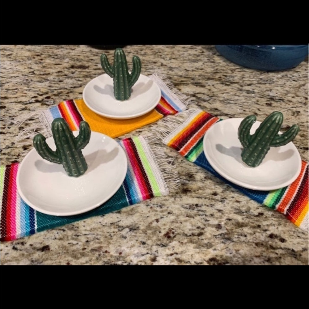Mini Cactus Lime Plates